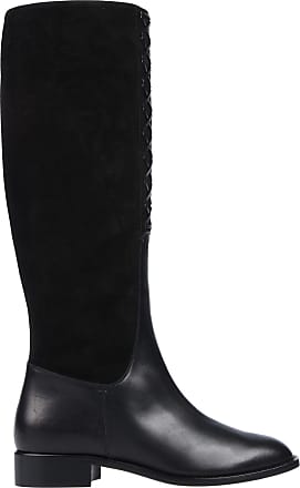 Suede boots miinto-b84b54c3eba61a1196bd Pollini en coloris Noir Femme Chaussures Bottes Bottes hauteur genou 