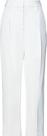 seguridad voltereta Desgastado Pantalones Blanco de Tela para Mujer | Stylight