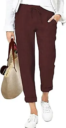 Pantalon Femme Taille élastique Jambes Large Pantalon Fluide Femme Taille  Haute avec Poche Pantalon De Jogging Femme Hiver Confortable Pantalon Femme  Chic Et Elegant Pas Cher Casual Sport (Beige, S) : 