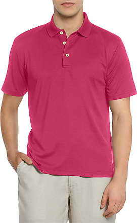 Mens Button-Up Collared Short Sleeve Polo Shirt NWT TAN Sizes 1X 3X & 5X 