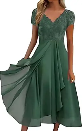 Robe en voile vert fluo - Vêtement Femme 