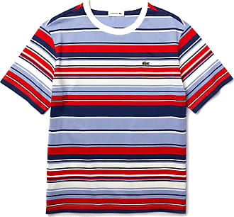 lacoste striped tee