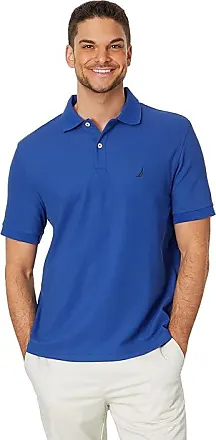 Nautica mens Short Sleeve Color Block Performance Pique Polo Shirt, Bright  Cobalt, Small US at  Men's Clothing store