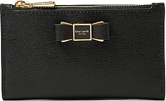 Kate Spade New York Morgan Saffiano Leather Small Slim Bifold Wallet Aegean  Teal One Size