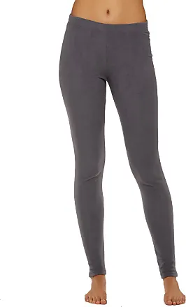Cuddl Duds ClimateRight Women's Stretch Fleece Long Underwear High Waisted  Thermal Leggings