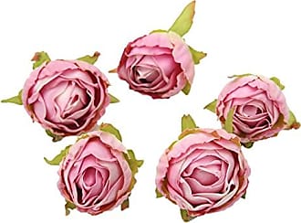 Vintage Blumenstrauß mit Rosen Dekoration Aged Kunstpflanze Blume Rosa Lila 