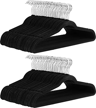 College Dorm Life Essentials - Ultra Thin Soft Grip Hangers - Pack of 25  Gray Velvet Hangers