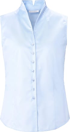 ODEON Mouwloze blouse bruin-zilver wetlook Mode Blouses Mouwloze blouses 