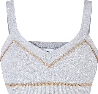 Silver Lamé bralette top, Rabanne