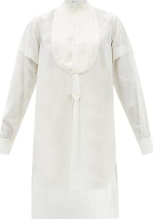 Raey Bib-front Cotton Shirt - Womens - White