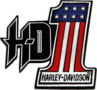 Harley-Davidson 4 in. Embroidered Willie G Skull Emblem Sew-On Patch-  Black/Gray
