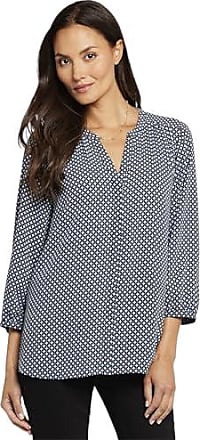 NYDJ Women's 3/4 Sleeve Pintuck Blouse, Dew Drop, XX-Small : :  Clothing, Shoes & Accessories