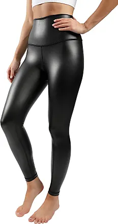 90 Degree By Reflex Interlink High Shine Cire Elastic Free Crossover V-Back  Flared Leg Yoga Pants - Deep Forest - X Small