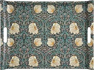 Grün Melamin 38 x 18 cm William Morris Tablett