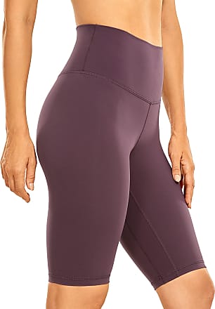 Whear Womens High Waist Workout Yoga Shorts Leggings with 2 Pockets,Non See-Through Tummy Control Athletic Shorts 