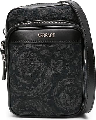 Leather small bag Versace Blue in Leather - 40697311