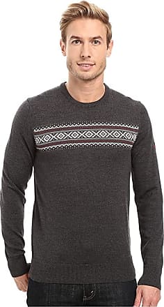 Clothing Mens Clothing Jumpers Pullover Jumpers size M in jersey and ribs grey and navy blue jacquard sweater high collar France Men's sweater geometric jacquard 