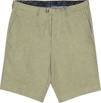 ETRO herringbone-pattern cotton bermuda shorts - Green