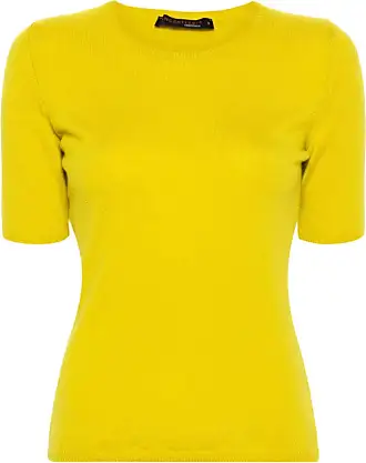 Incentive! Cashmere open-knit cashmere cardigan - Yellow