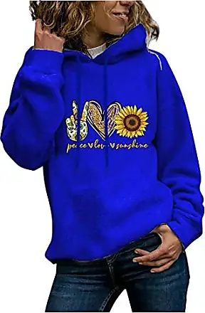 Shffuw Veste Polaire Femme Chaude Sweat-Shirt décontracté à Manches Longues  avec Fermeture éclair pour Femme Pull Col Rond Femme (Blue, S) : :  Mode