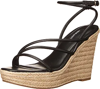 NINE WEST Women's Everie Wedge Sandals : : Fashion