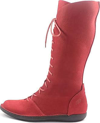 BABOOS 573 130 Damen Boots Stiefeletten Winterstiefel Rot Übergrößen XXL 42-45 
