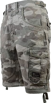 New Mens Crosshatch Canvas Cargo/Denim/ Camo Shorts With Pockets Waist 32"-42" 