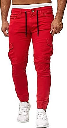 Purée Tulip Pant Chino Slim Fit Chino Guess pour homme en coloris Rouge élégants et chinos Pantalons habillés Homme Vêtements Pantalons décontractés 
