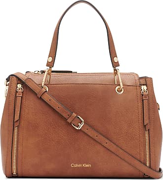 Calvin Klein Oversized Handbag Brown and Pink