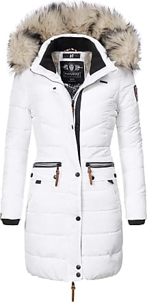 white winter coats uk