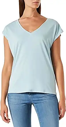 T-Shirts Col V pour Femmes : Gris jusqu\'à −47% Stylight | en
