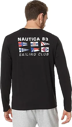  Nautica Mens Nautica Mens J-class Logo Long Sleeve