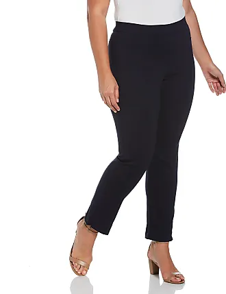 Rafaella Women's Plus Soft Crepe Modern Fit Dress Pants (Size 16