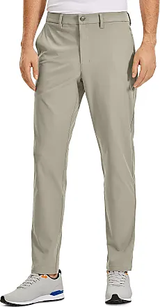 CRZ YOGA All-Day Comfy Classic-Fit Men's 32 Inches Golf Pants Work Casual  Pants