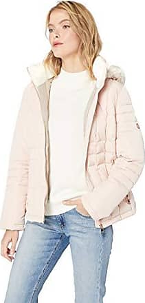 calvin klein women's long packable down jacket with attached hood