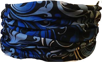 Snood blue-black allover print casual look Accessories Scarves Snoods Laura T 