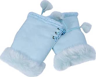 Gloves Bleu Taille: 7 1/2 IN Miinto Femme Accessoires Gants Femme 