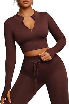FeelinGirl Long Sleeve Bodysuit for Women Tummy Control Thong Seamless  Shapewear for Women-2024 Shirt Tops at  Women's Clothing store
