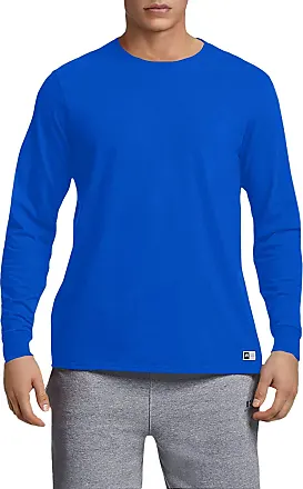 Russell Athletic Big and Tall Long Sleeve T Shirts – 2 Pack Mens Cotton  Shirt