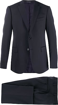 navy blue armani suit