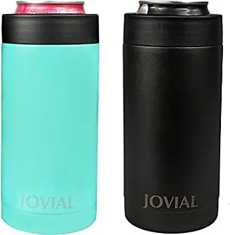 JOVIAL 2-in-1 Stainless Steel Can Cooler Insulated for all 24&25 Oz Cans,  Beer Can Cooler,seltzer can coozie, Can insulator,and Work As A Iced Coffee