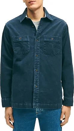 Camo Corduroy Button-Up Shirt Jacket