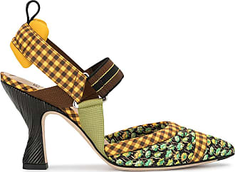 Yellow Fendi Summer Shoes: Shop at USD 