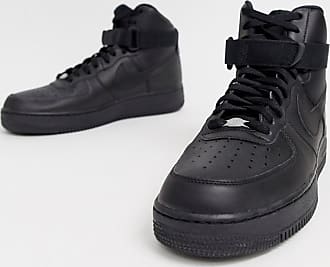 nike black leather shoes