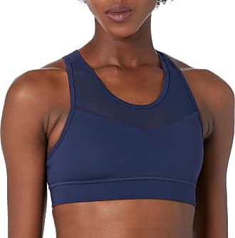 Core 10 Womens Medium Support Sports Bra with Pocket brite blue Blue
