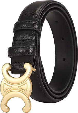 2.5cm Western Patent Leather Belt