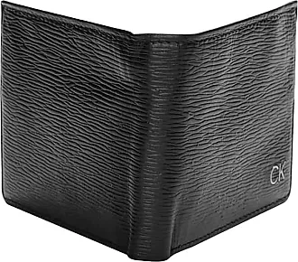 Calvin Klein Men's RFID Slimfold Wallet & Key Fob Set - Black - Size