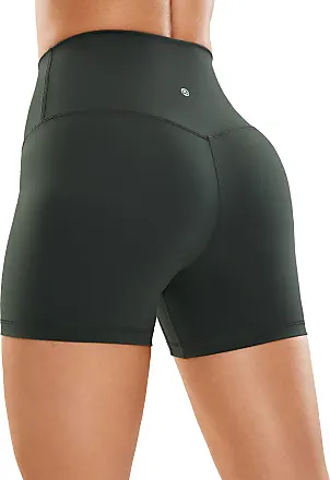 CRZ YOGA Nude Feeling Biker Shorts For Women - 4 Inch High Waisted Yoga  Workout Gym Running Spandex Shorts, chartreuse, Medium : : Fashion