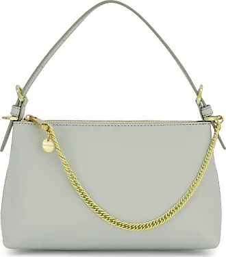New ZAC Posen Soft Earthette Shoulder Bag brown crossbody pearl handbag