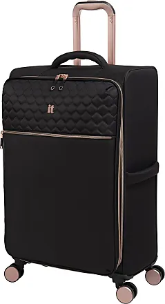 it luggage Enliven 3 Piece Softside 8 Wheel Expandable Spinner, Black, 3 Pc  Set